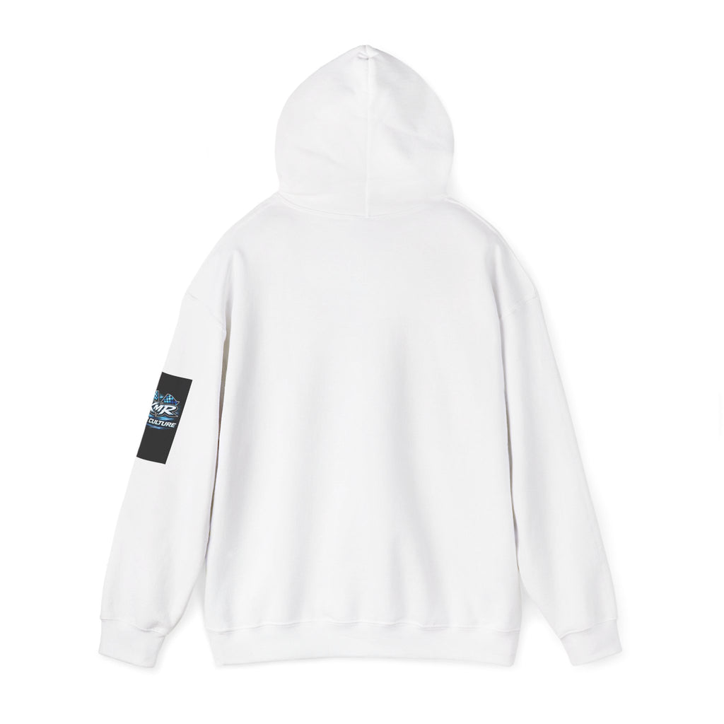 Racing KMR Graphic Hoodie – Blue Sports Car Streetwear