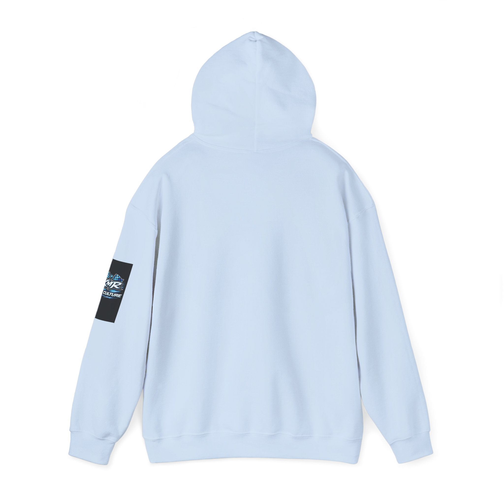 Car Culture Hoodie — KMR Neon Sports Car Graphic Pullover