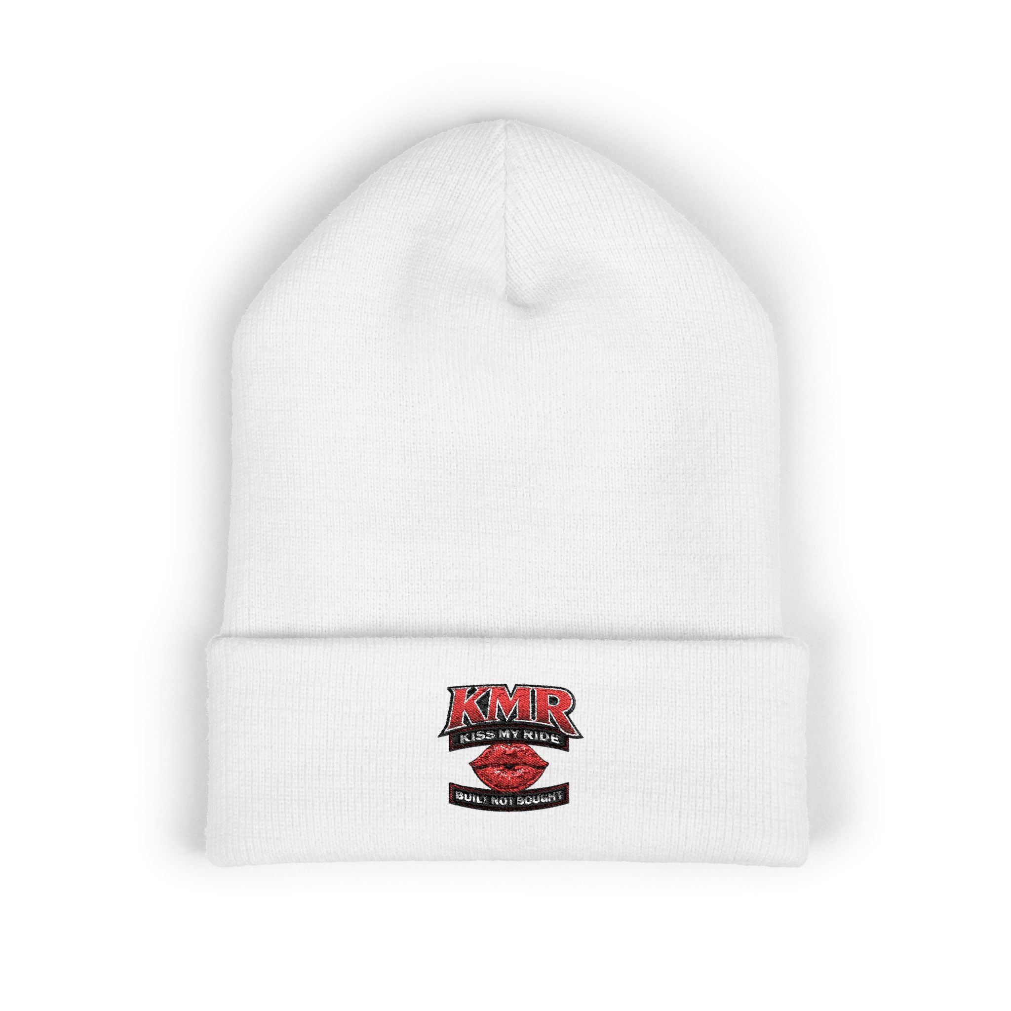 Embroidered Kiss Logo Cuffed Beanie — Classic Winter Hat