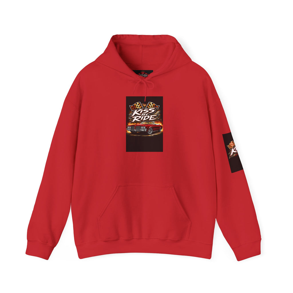 Kiss My Ride Hoodie — Retro Car Graphic Pullover