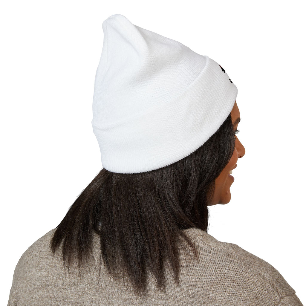 Embroidered Kiss Logo Cuffed Beanie — Classic Winter Hat
