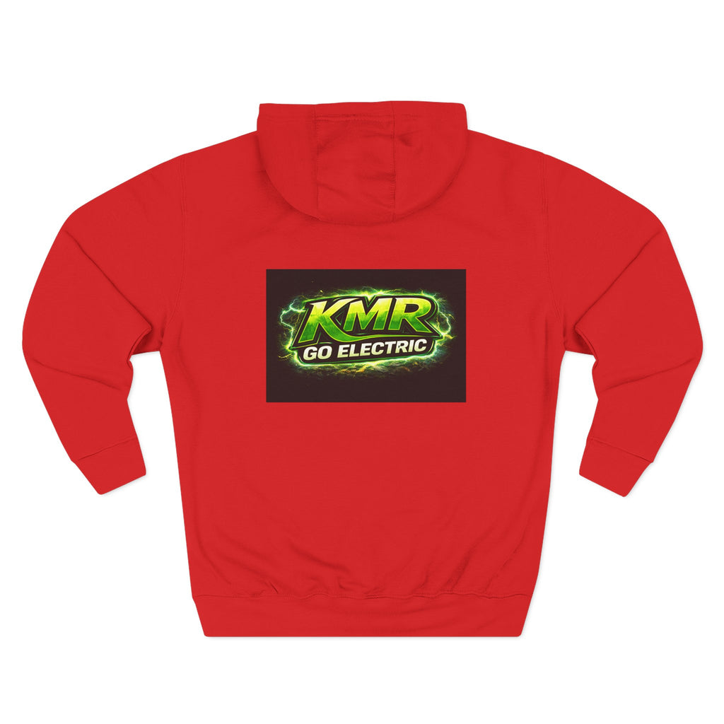Electric Car Graphic Hoodie — “KMR Go Electric / Plug Life” Streetwear