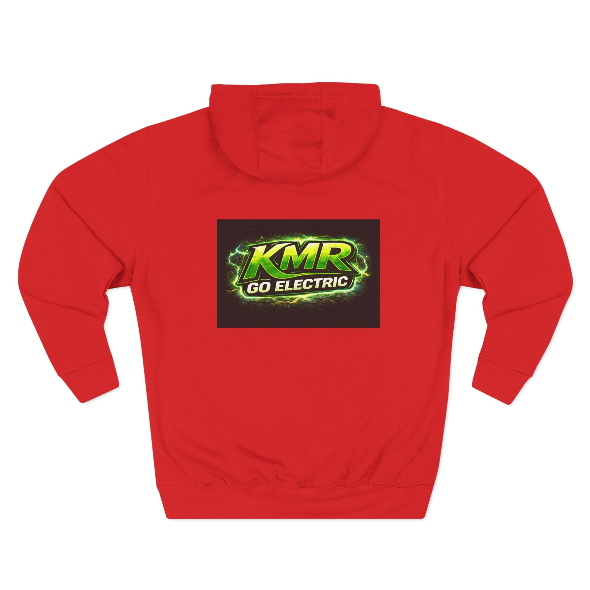 Electric Car Graphic Hoodie — “KMR Go Electric / Plug Life” Streetwear