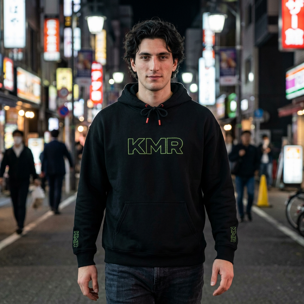 KMR Bold Lines Hoodie — Graphic Logo Sweatshirt