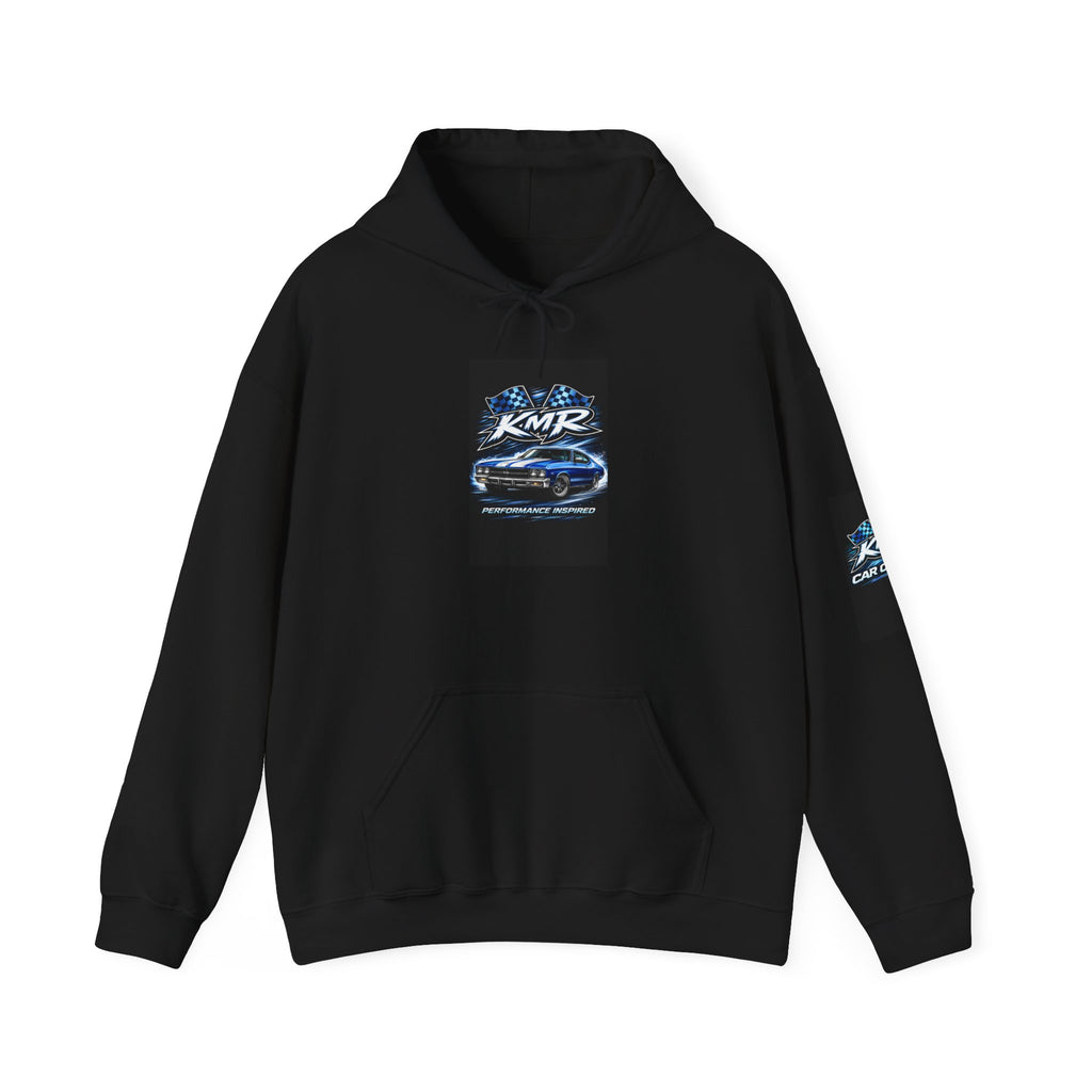 Racing KMR Graphic Hoodie – Blue Sports Car Streetwear