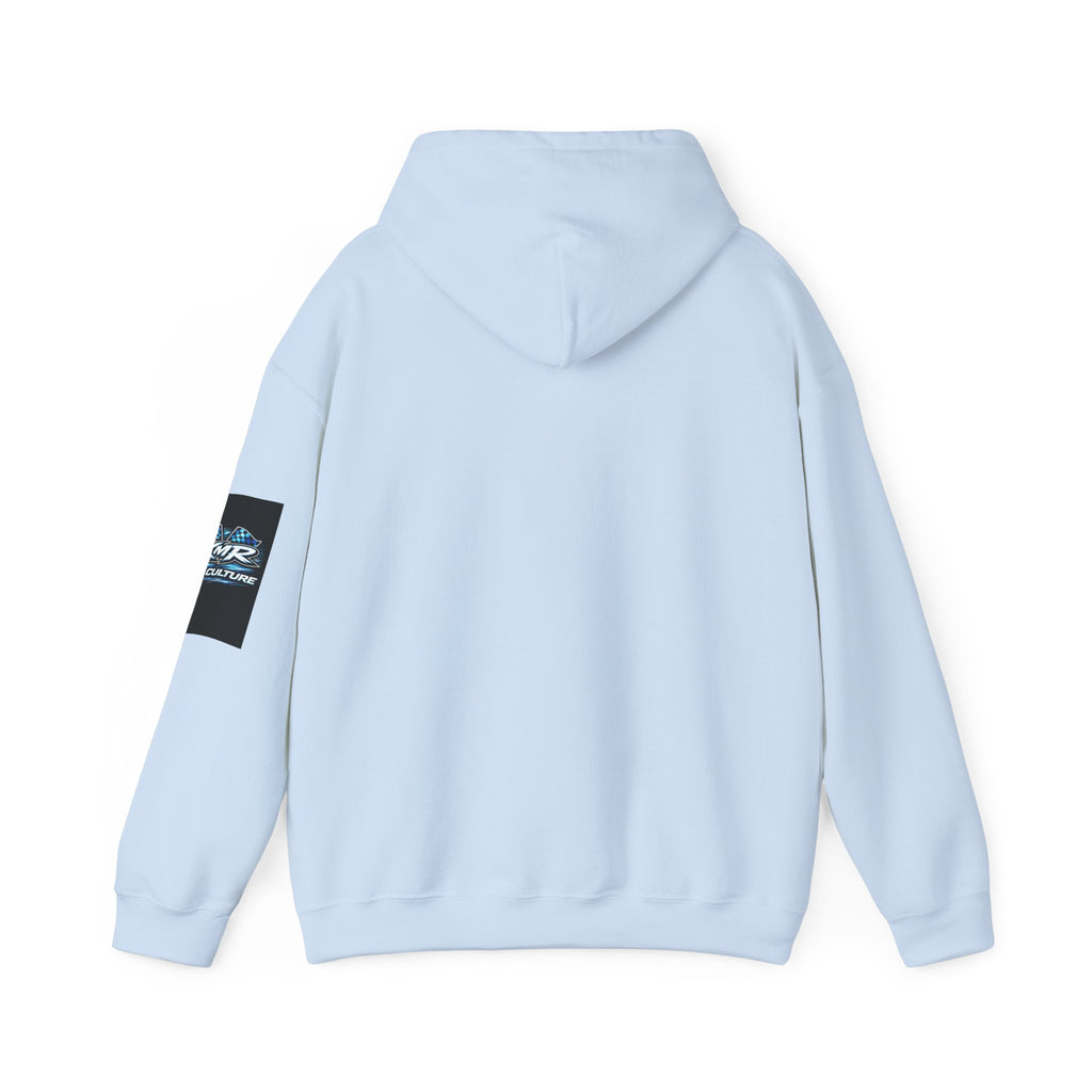 Car Culture Hoodie — KMR Neon Sports Car Graphic Pullover