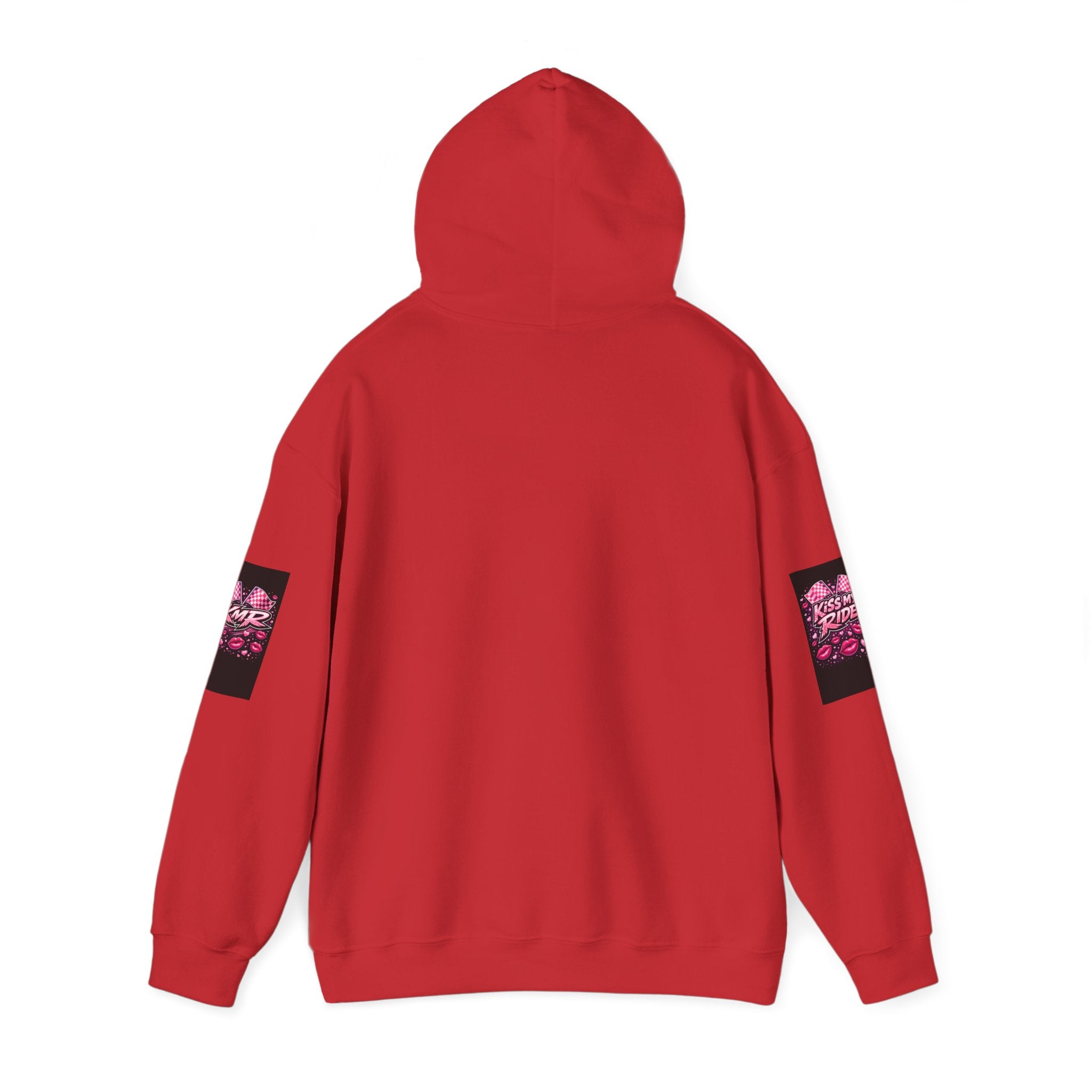 Hoodie - "Kiss My Ride" Pink Retro Car Graphic Pullover