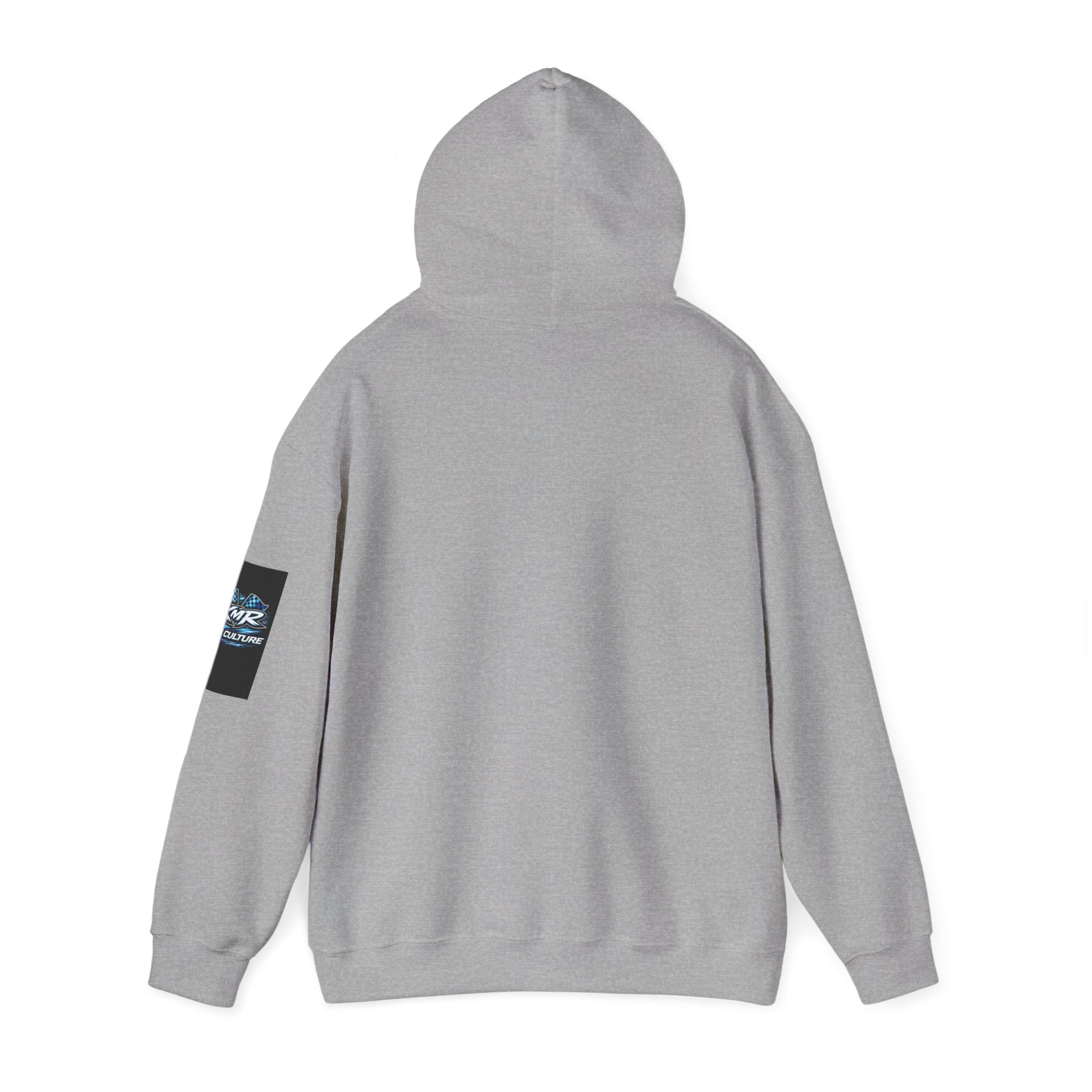 Car Culture Hoodie — KMR Neon Sports Car Graphic Pullover