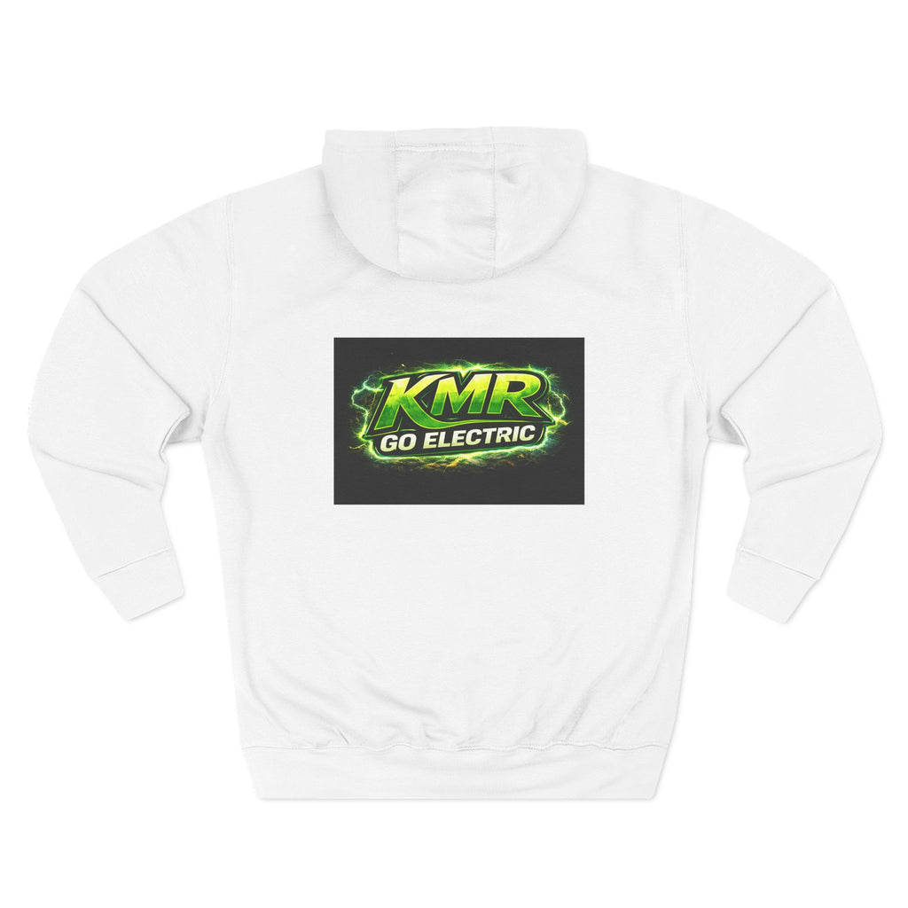 Electric Car Graphic Hoodie — “KMR Go Electric / Plug Life” Streetwear