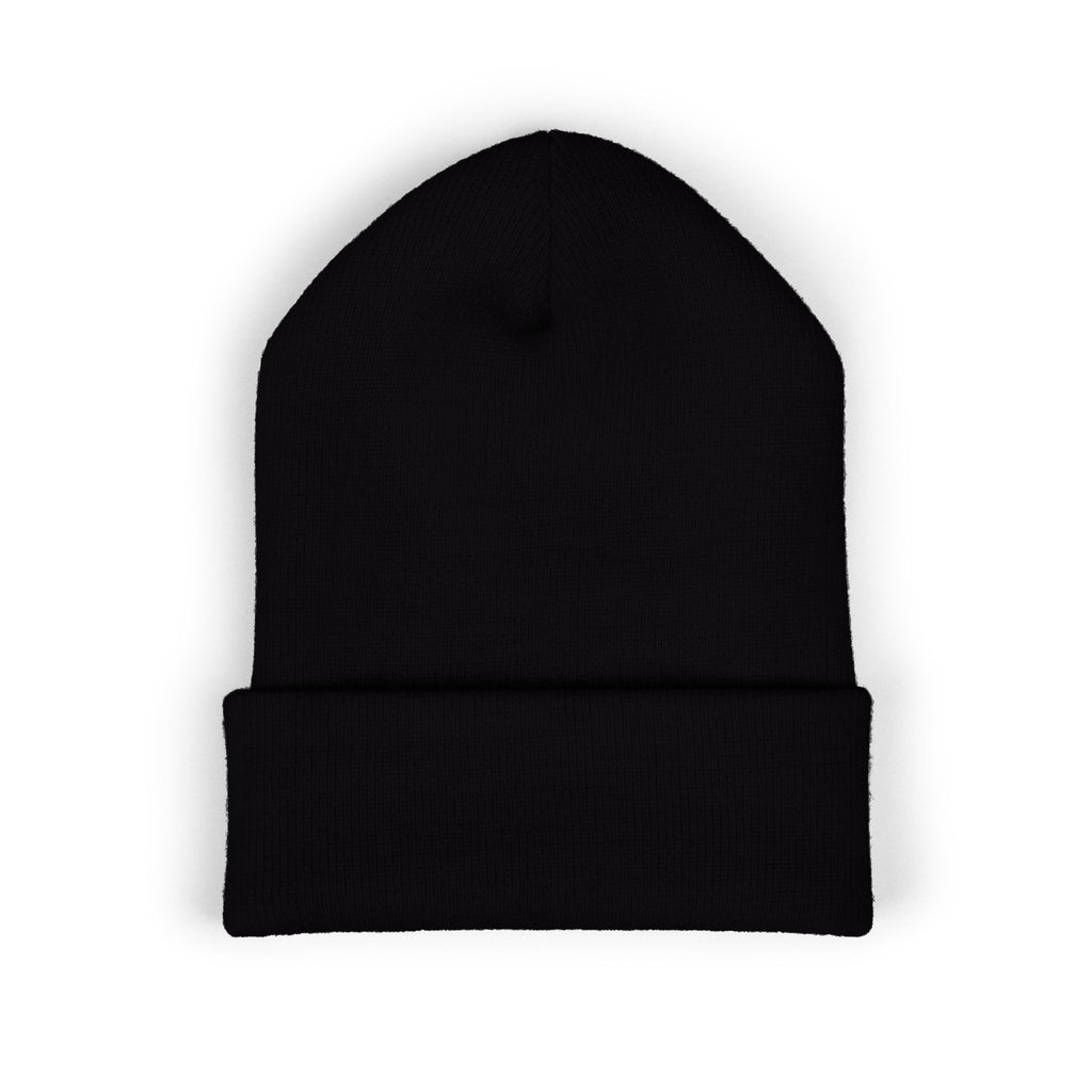 Embroidered Kiss Logo Cuffed Beanie — Classic Winter Hat