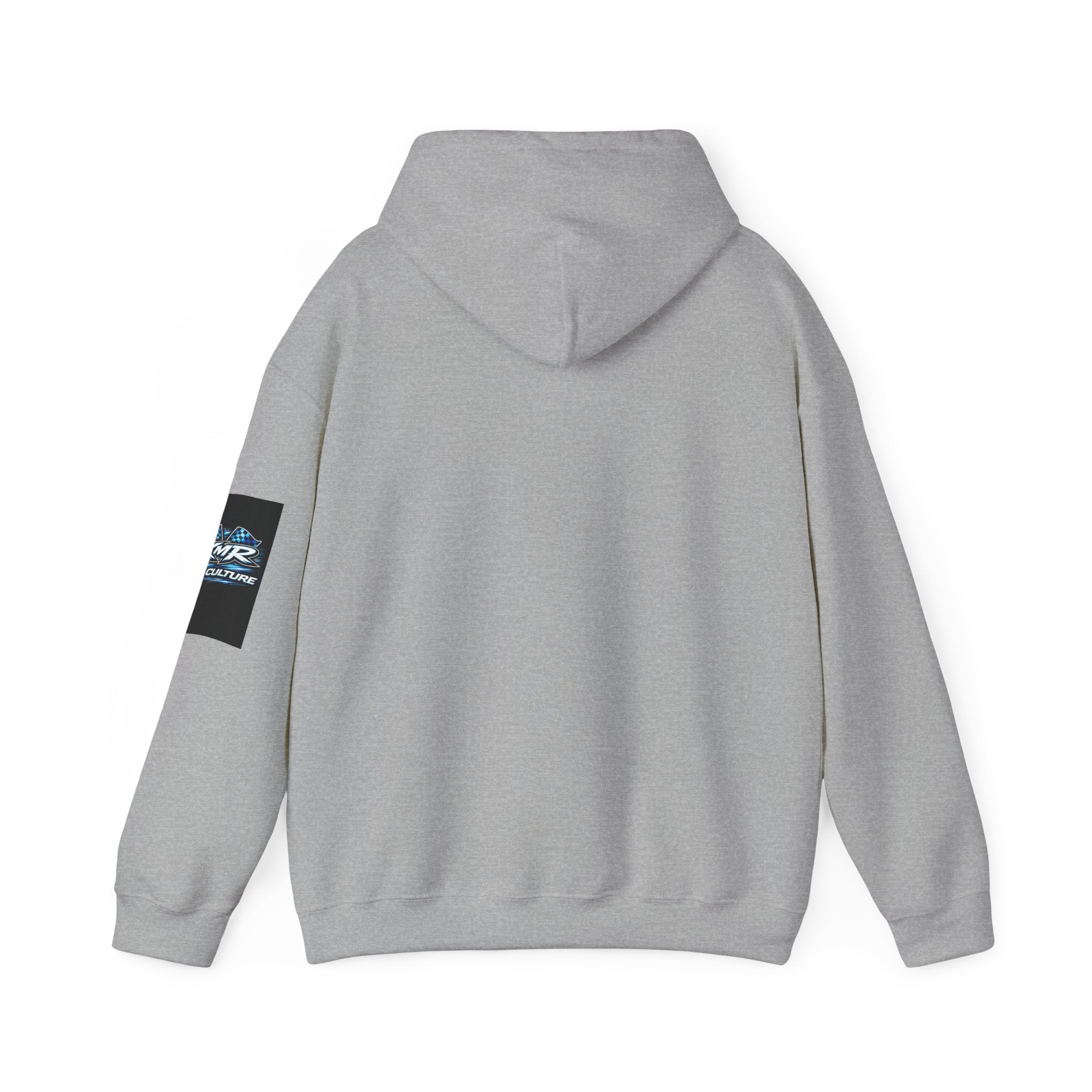 Car Culture Hoodie — KMR Neon Sports Car Graphic Pullover