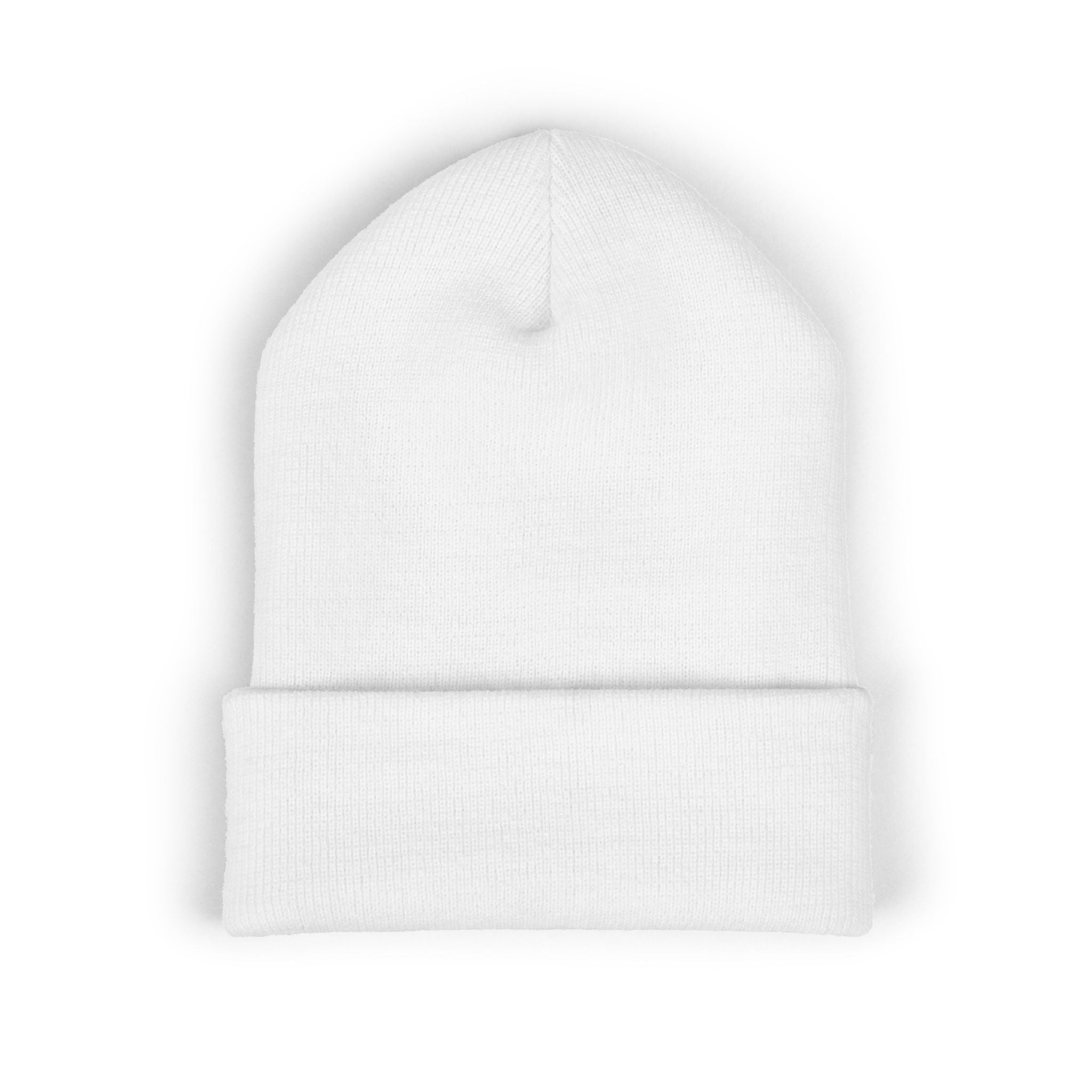 Embroidered 'Kiss & Ride' Flame Cuffed Beanie