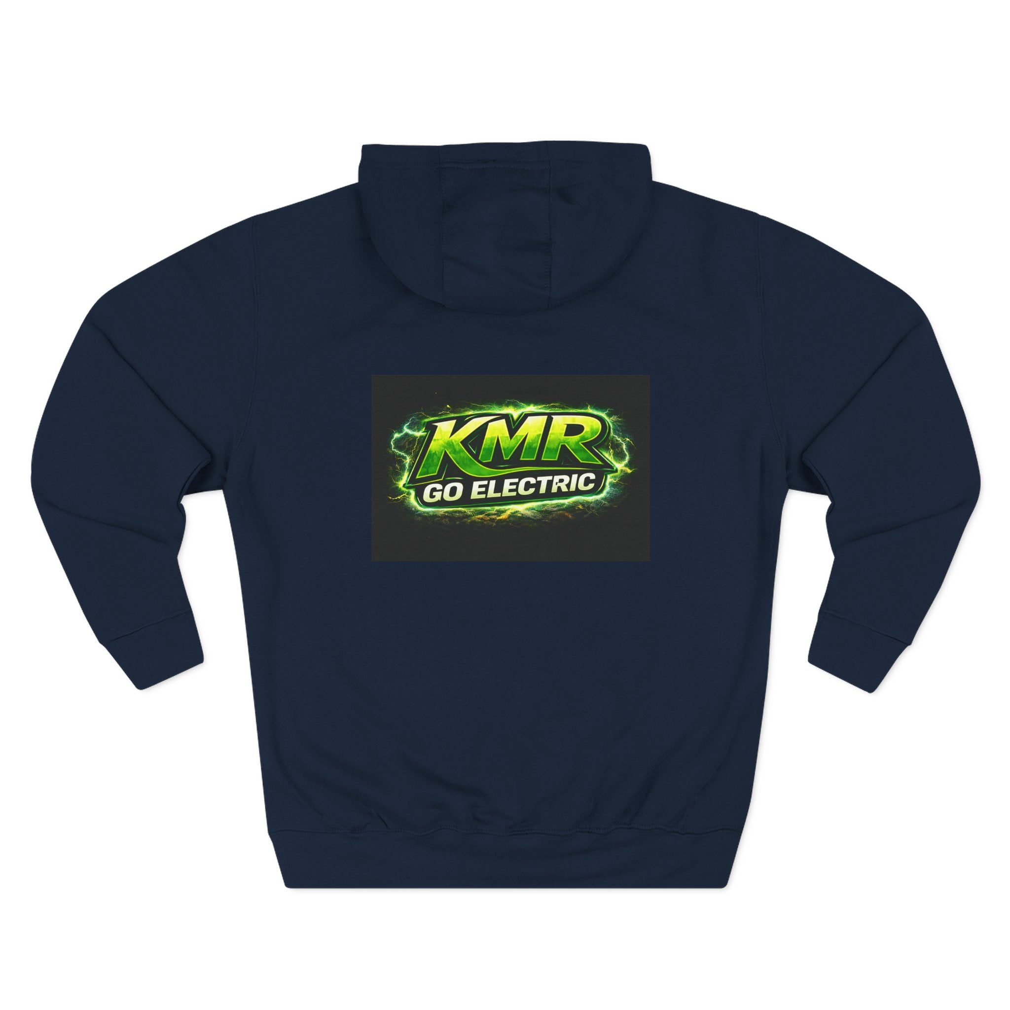 Electric Car Graphic Hoodie — “KMR Go Electric / Plug Life” Streetwear