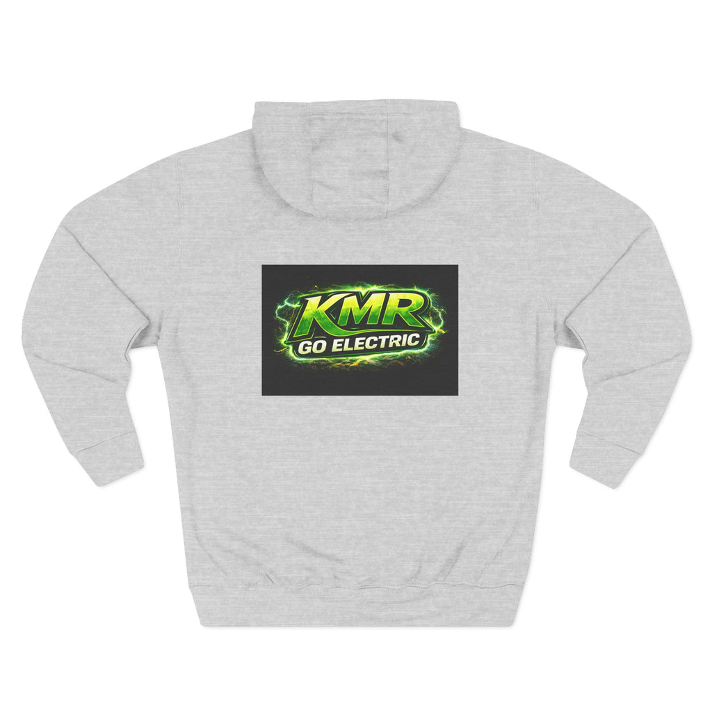 Electric Car Graphic Hoodie — “KMR Go Electric / Plug Life” Streetwear