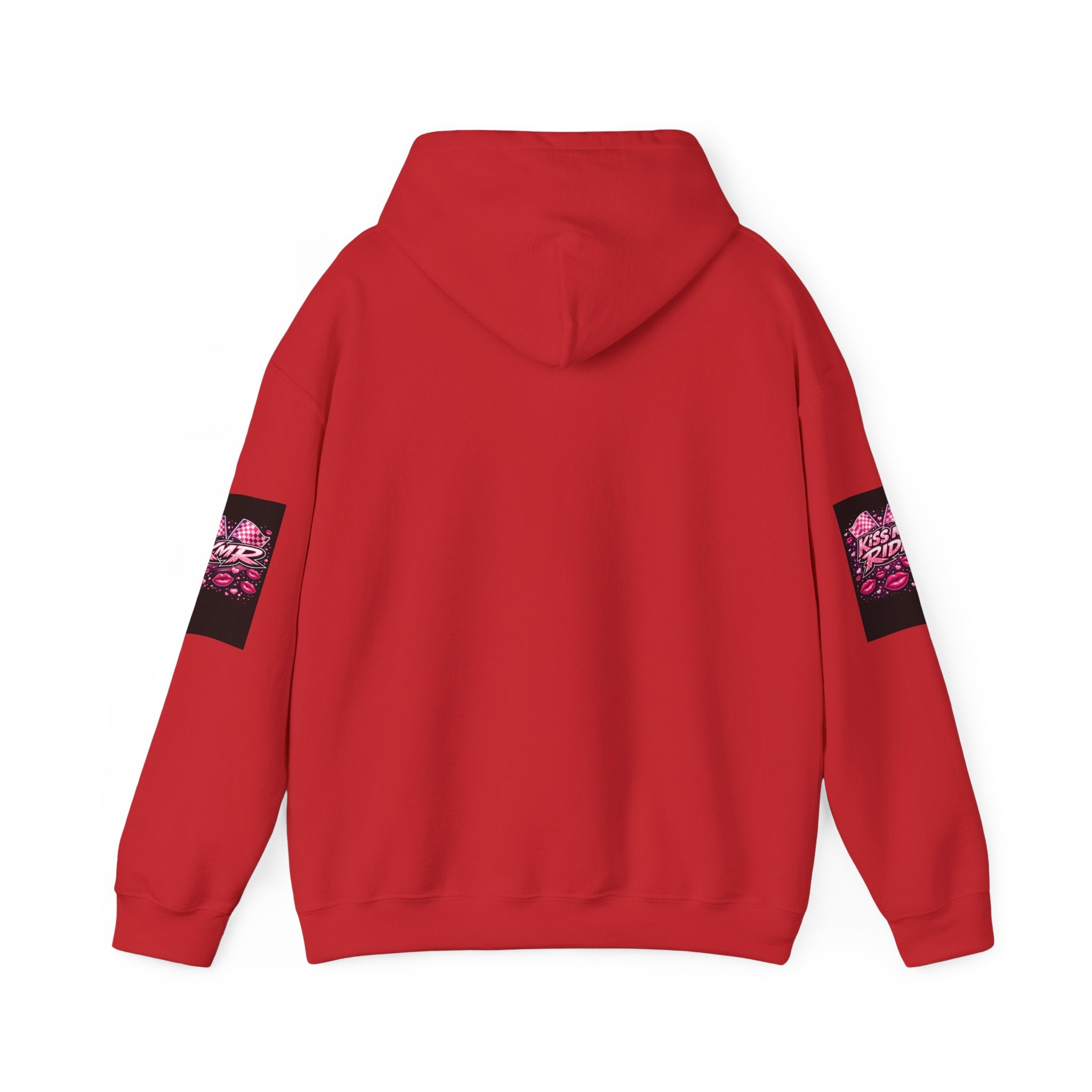 Hoodie - "Kiss My Ride" Pink Retro Car Graphic Pullover