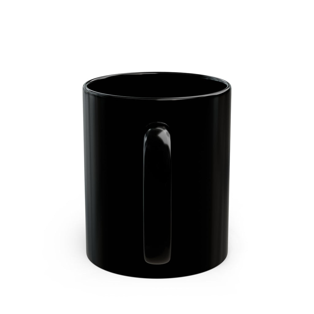 Kiss My Ride Black Mug – Racing Flag Coffee Cup (11oz & 15oz)