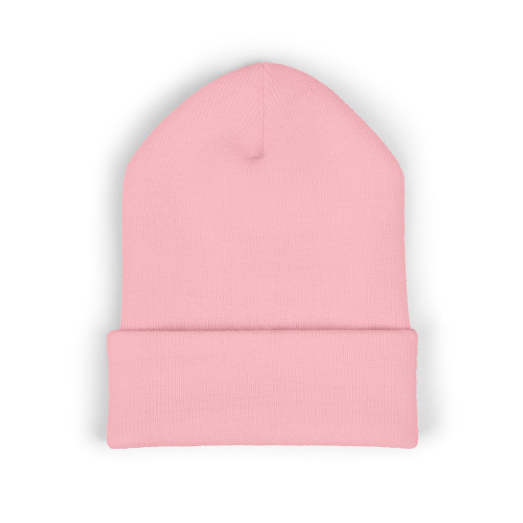 Embroidered Kiss Logo Cuffed Beanie — Classic Winter Hat