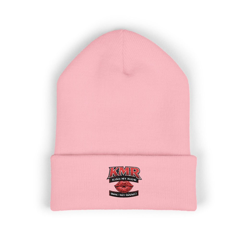 Embroidered Kiss Logo Cuffed Beanie — Classic Winter Hat