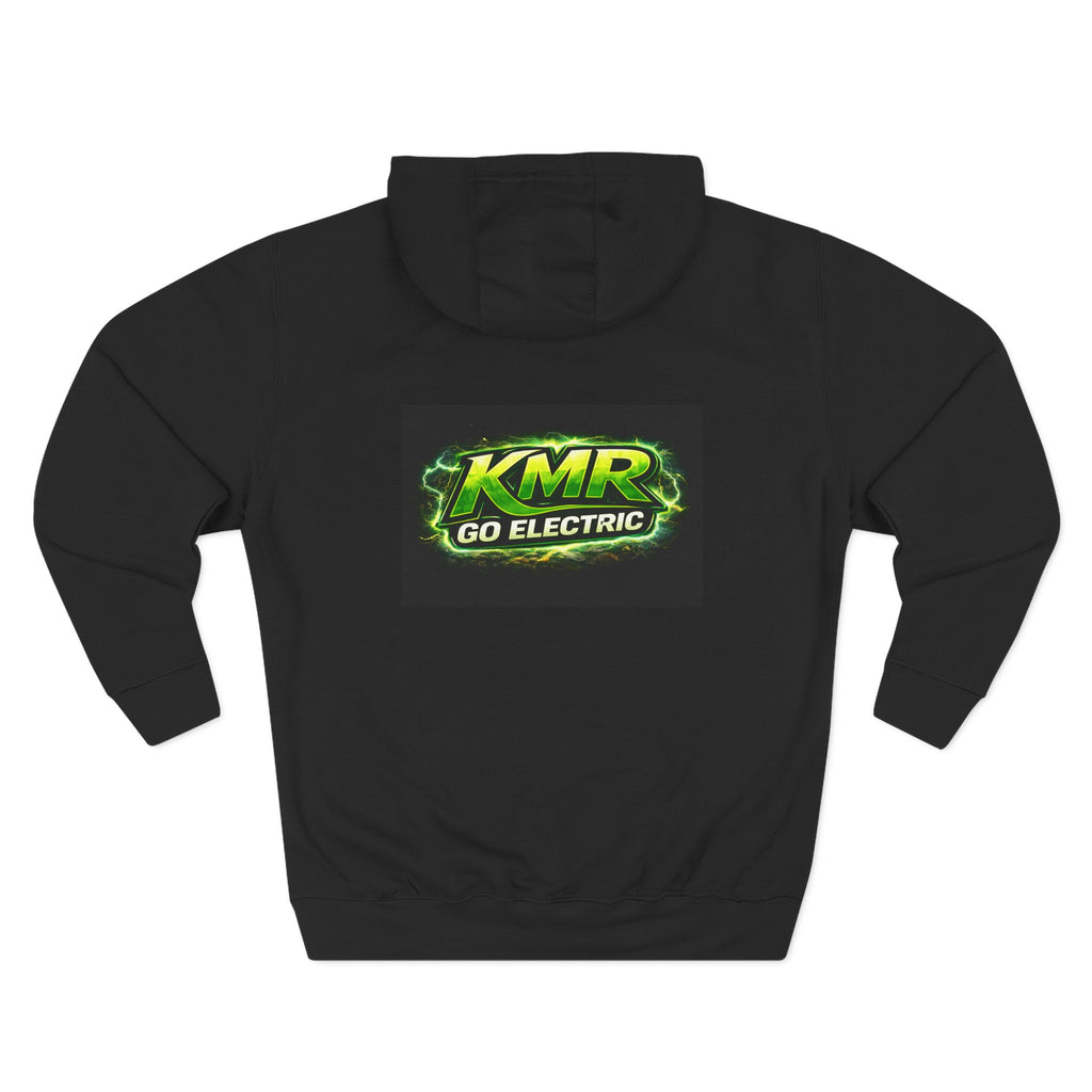 Electric Car Graphic Hoodie — “KMR Go Electric / Plug Life” Streetwear