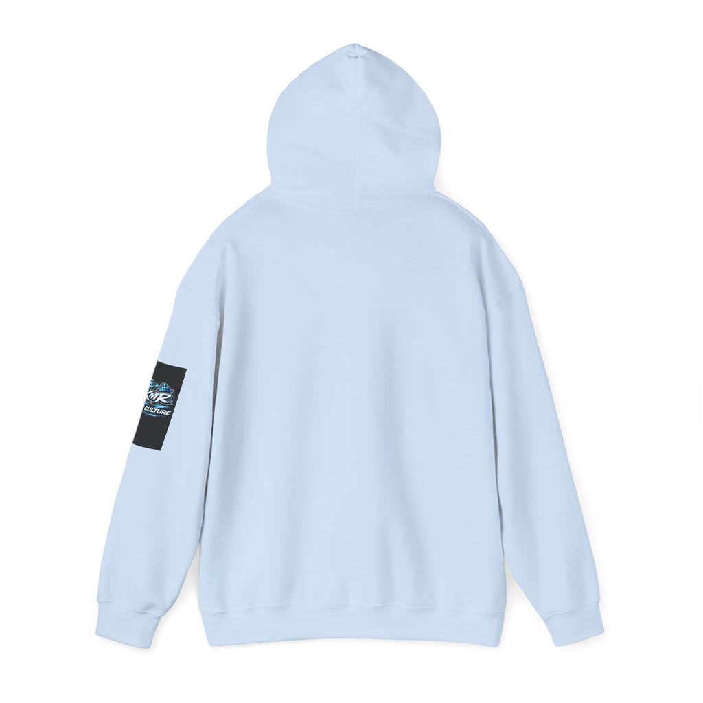 Racing KMR Graphic Hoodie – Blue Sports Car Streetwear