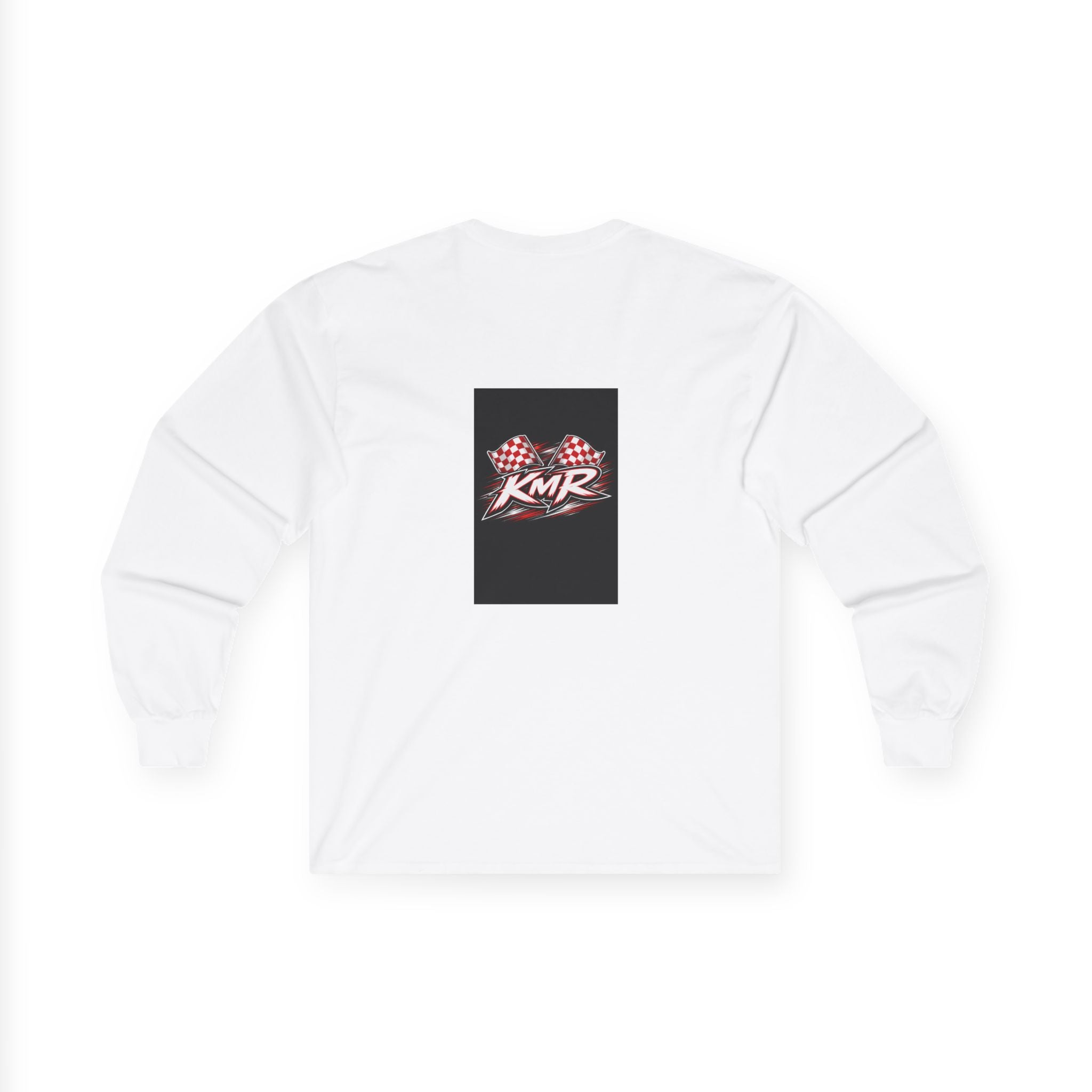 Kiss My Ride graphic Long Sleeve Tee | Racing flags, Retro script