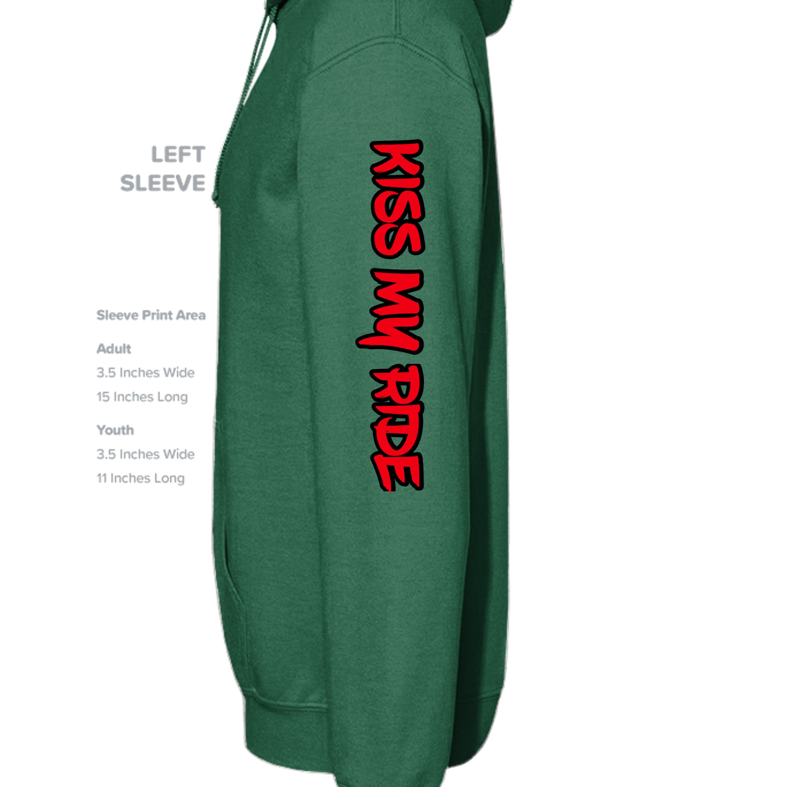Fan Dark Green - G185 - SLEEVE_LEFT