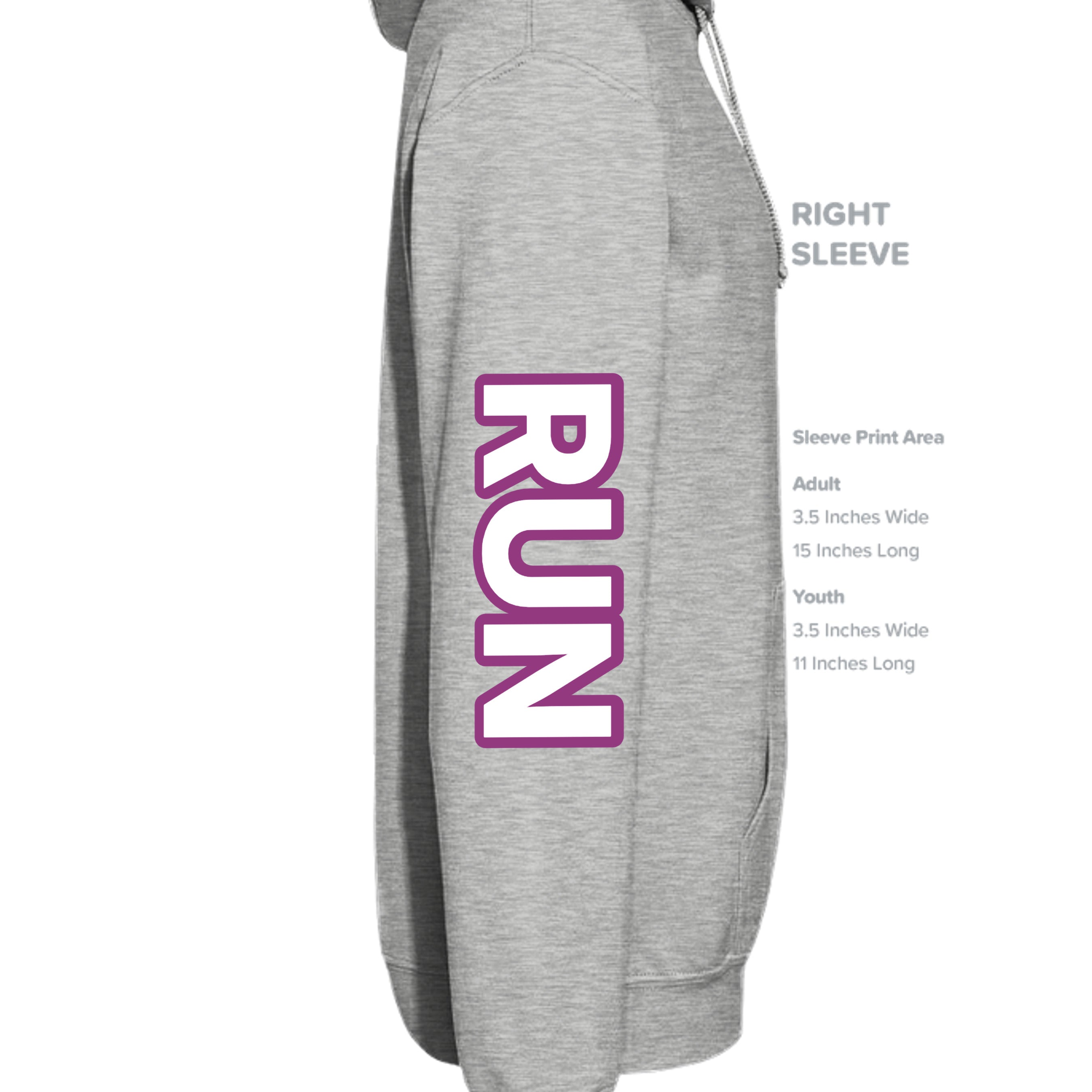 Ash Grey - SF500 - SLEEVE_RIGHT