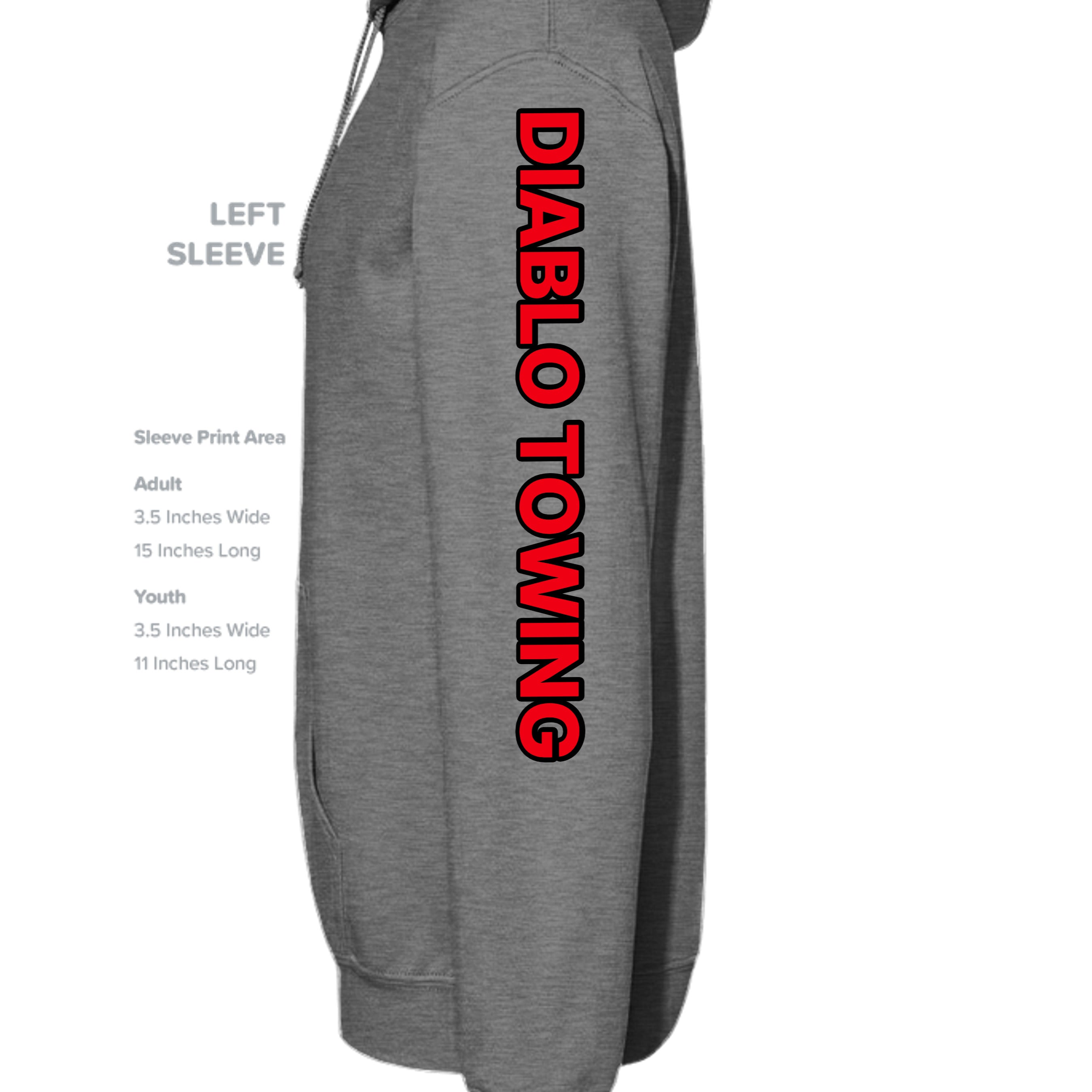 GRAPHITE HEATHER - G185 - SLEEVE_LEFT